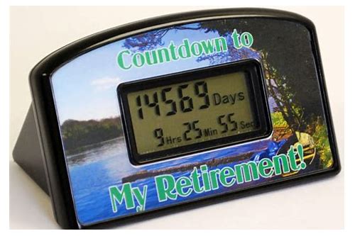 Retirement Countdown Clock For Desktop Free Download